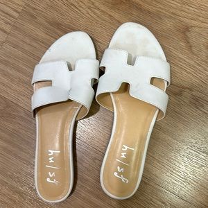 Women’s white sandals